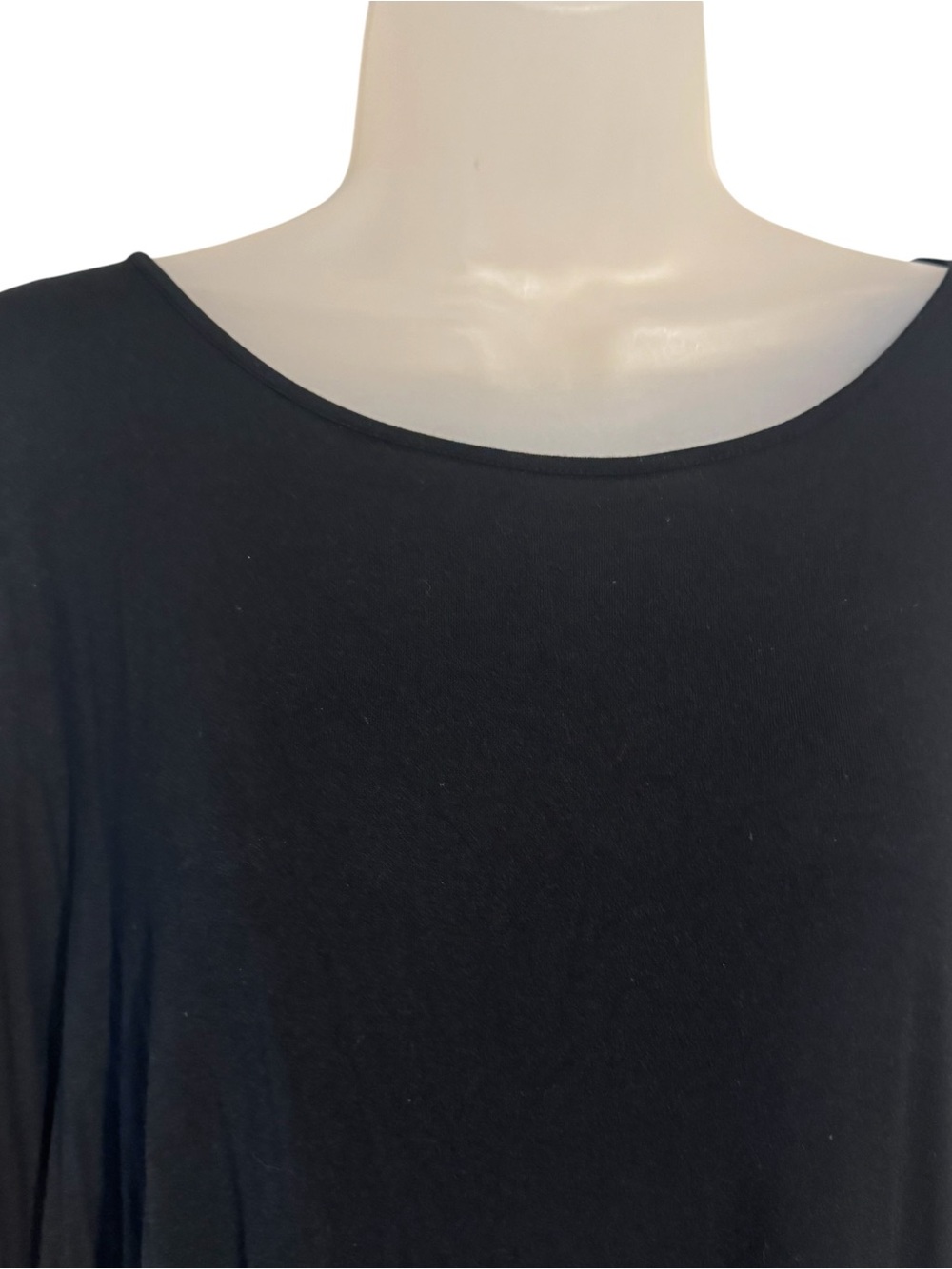 Ralph Lauren Black Cold Shoulder & Upper Arm Casual Top PLUS: 2X #L - Picture 2 of 6
